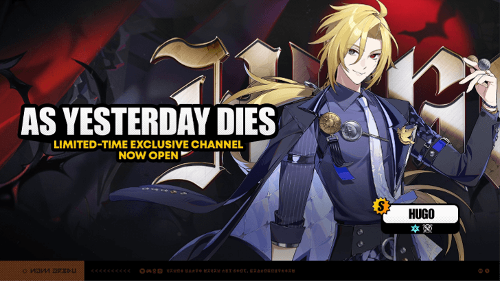 Hugo Banner As Yesterday Dies