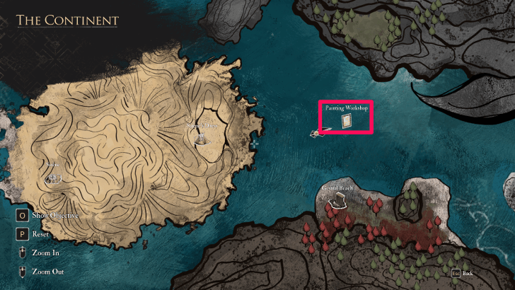 Painting Workshop 3 Map Location