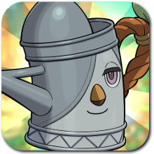 Leafy Watering Can Icon