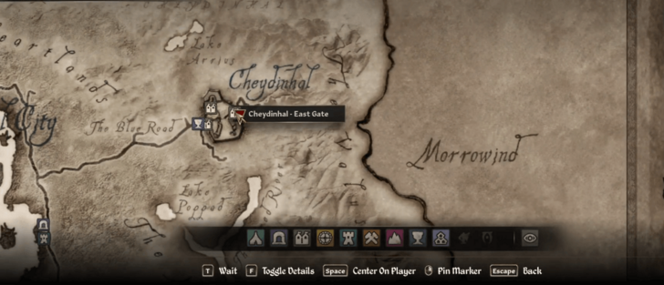 Whispers of Death Starting Location Map