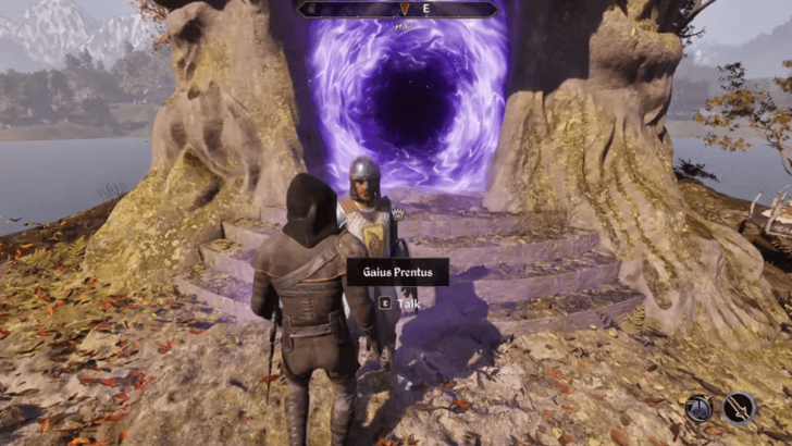 A Door in Niben Bay - Talk to Gaius Prentus