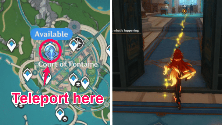 Genshin Impact - Go to the Palais Mermonia to find out what