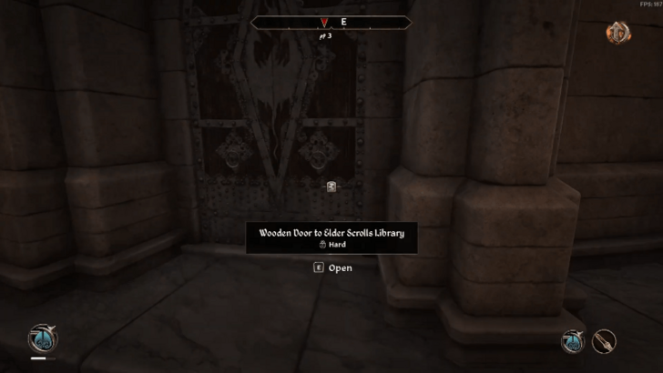 Elder Scrolls Library Door