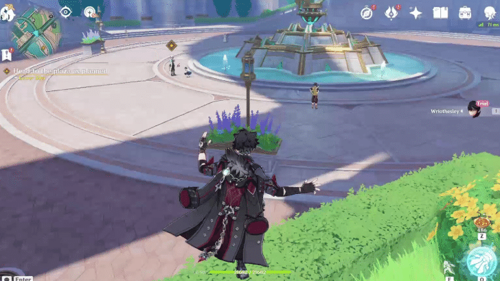 Genshin Impact - Head to the plaza as planned