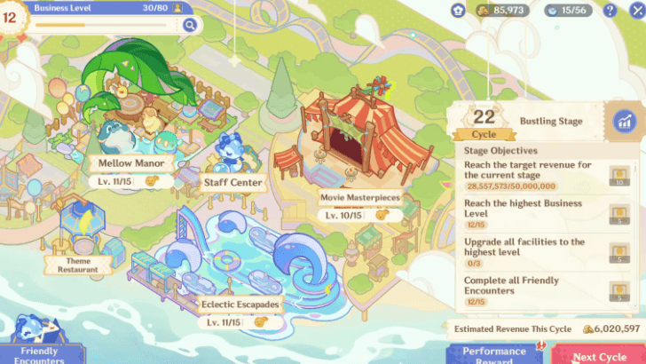 Genshin - Bustling Stage Cycle 22