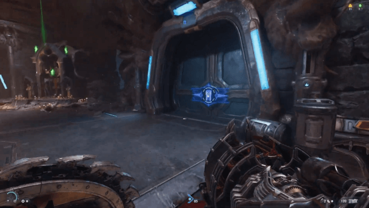 Blue Keycard Gate Unlock