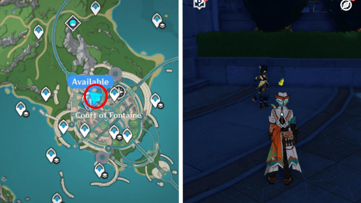 Genshin - Kinich outside the Palais Memornia