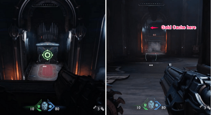 Sentinel Barracks Gold Chest 1 Location