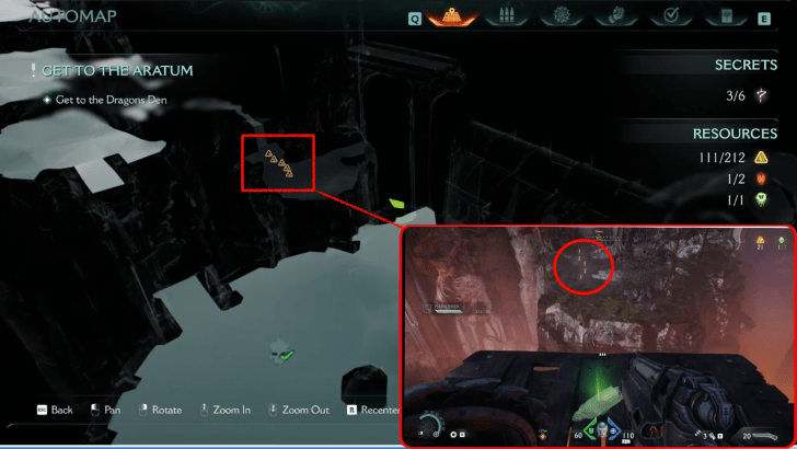 Sentinel Barracks Gold Trail 4 Location