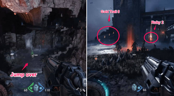 Sentinel Barracks Gold Trail 5 Location