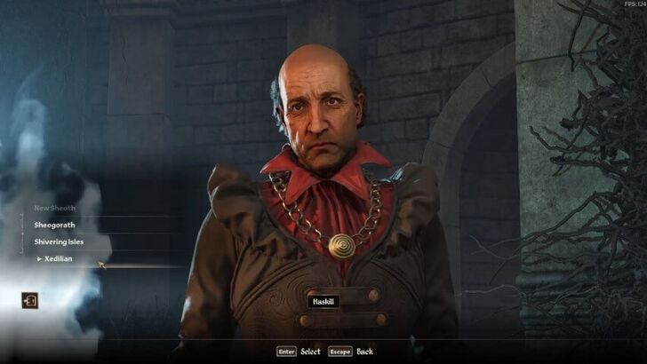 TES IV Oblivion Talk to Haskill