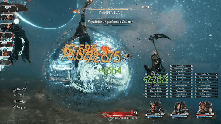 Painted Love Dodge and Parry its Attacks