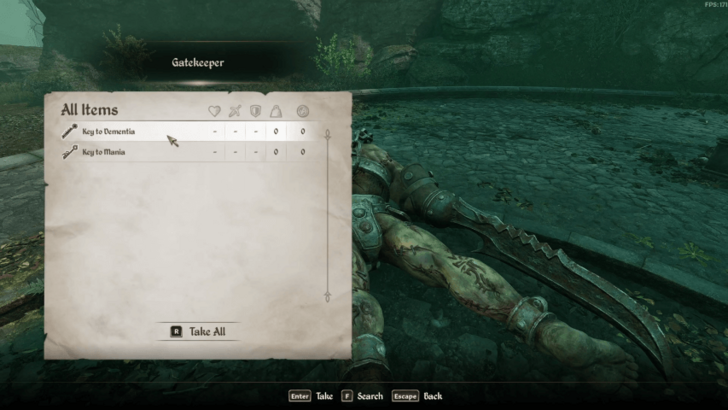 Through the Fringe of Madness - Defeat the Gatekeeper