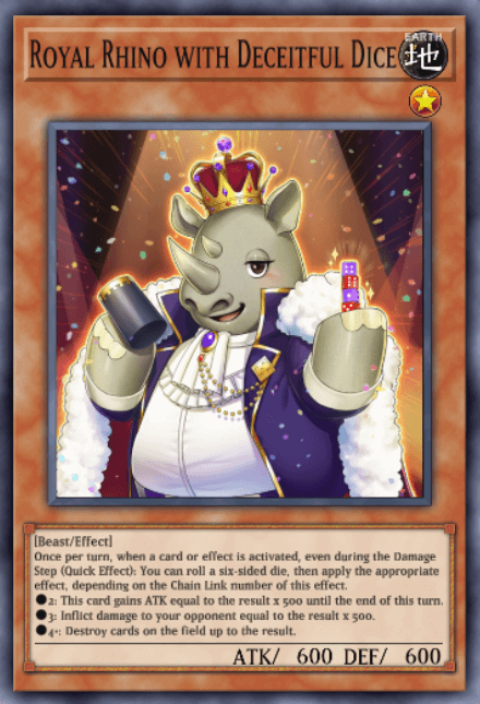 Royal Rhino with Deceitful Dice Image
