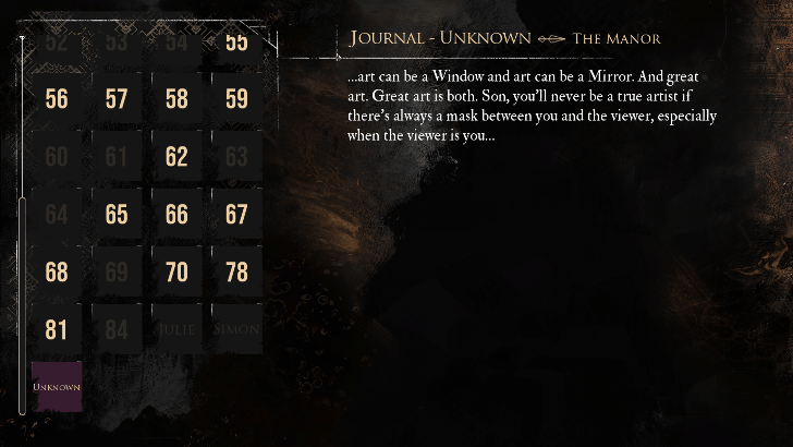 Unknown Journal entry