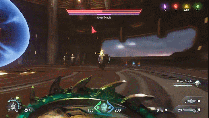 Kreed Maykr - Sheild Charge Against the Maykr Drones