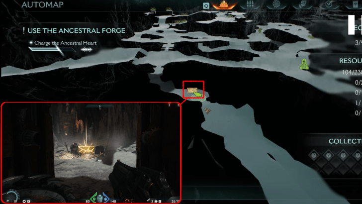 Ancestral Forge Gold Chest 2 Location