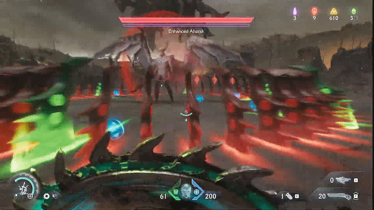 Enhanced Ahzrak - Parry or Block the Bullet-Hell Section