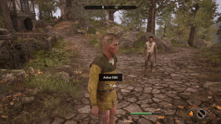 Talk to Rallus Odiil and Antus Odiil