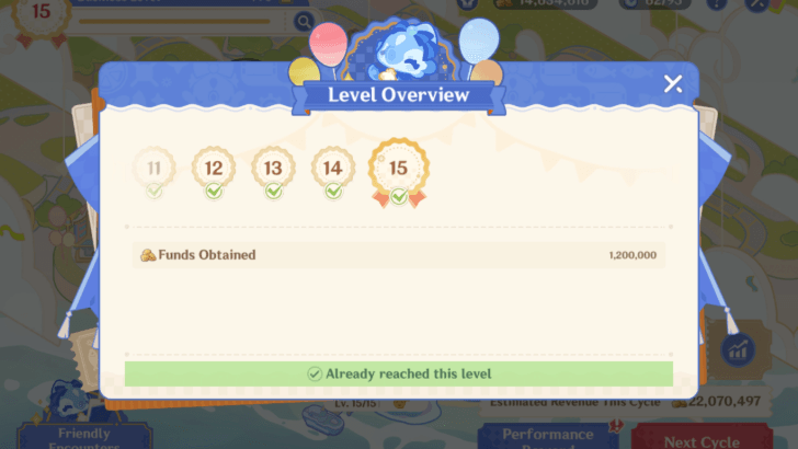 Genshin Impact - Business Level 15 in Whirling Waltz