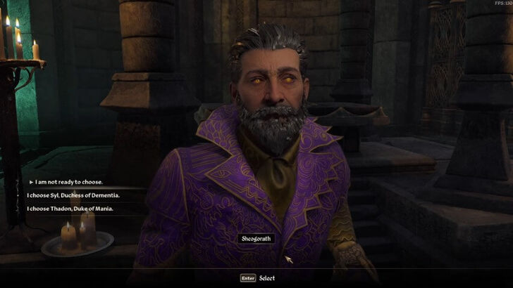 TES IV Oblivion Sheogorath Decision