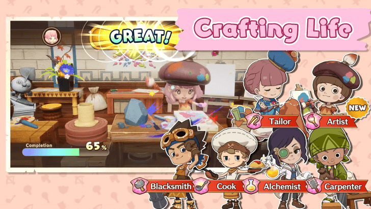 FANTASY LIFE i The Girl Who Steals Time - Crafting Lives