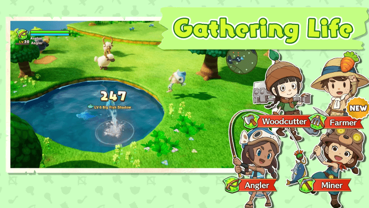 FANTASY LIFE i The Girl Who Steals Time - Gathering Lives