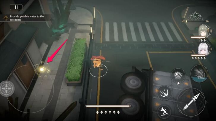 Interact with the Glowing Object