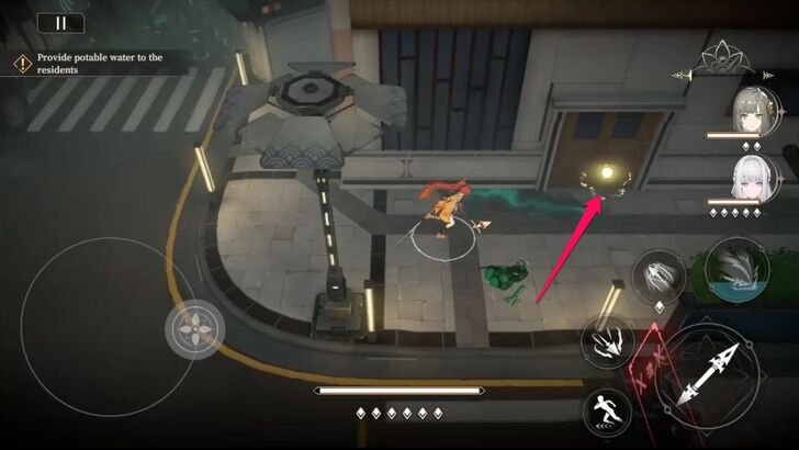 Interact with the Glowing Object