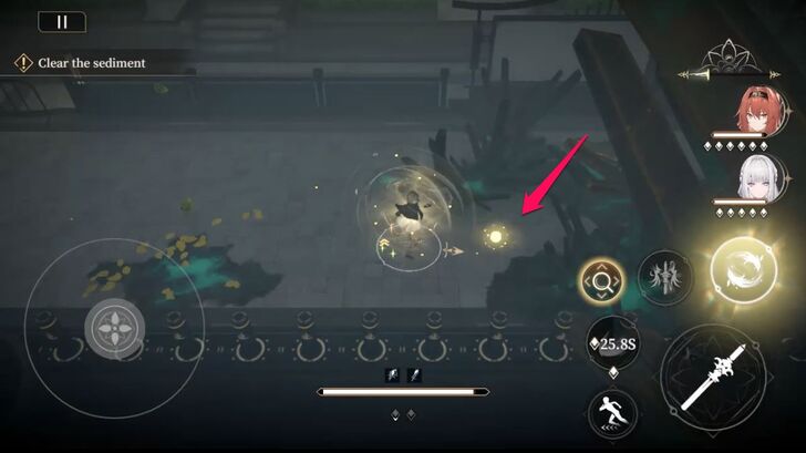 Interact with the Glowing Object