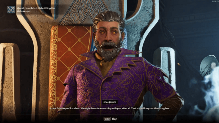 Rebuilding the Gatekeeper - Talk to Sheogorath