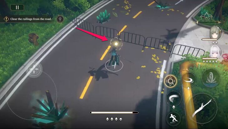 Interact with the Glowing Object