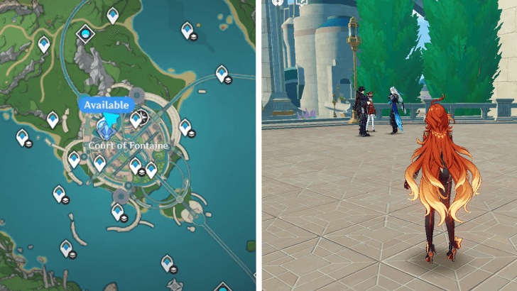 Genshin Impact - Neuvillette, Wriothesley, and Chevreuse - Day 3 of Whirling Waltz.png