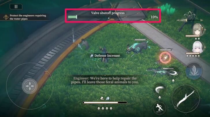 Protect the Engineers and Defeat the Enemies