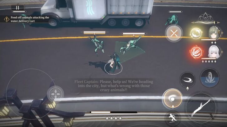 Protect the Driver and Defeat Enemies