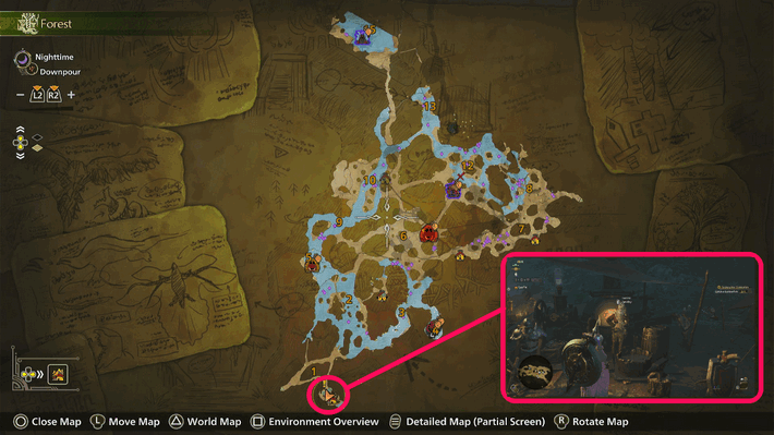 Gemma Scarlet Forest Location