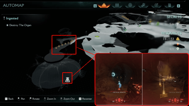 Belly of the Beast Gold Trail 3 Location