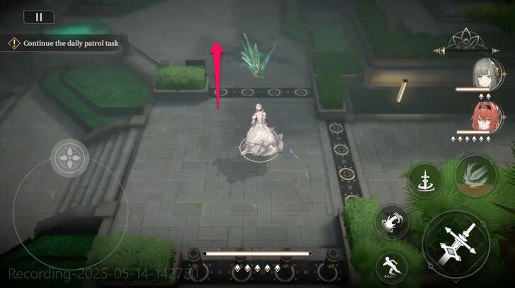 Move North and Defeat an Enemy