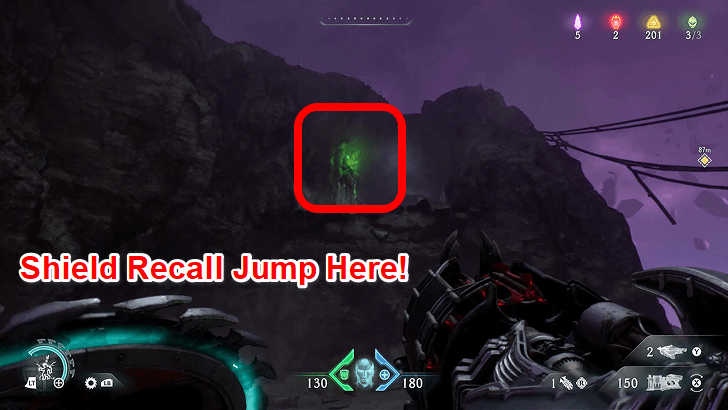 Gold Trail 1 Shield Recall Jump