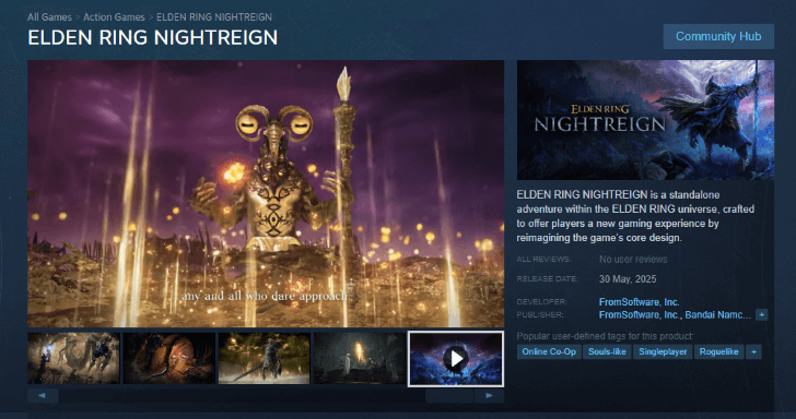 Elden Ring Nightreign Download on Steam for PC