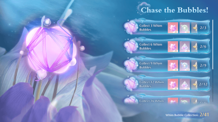 Infinity Nikki Chase the Bubbles