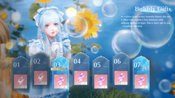 Infinity Nikki Bubbly Gifts