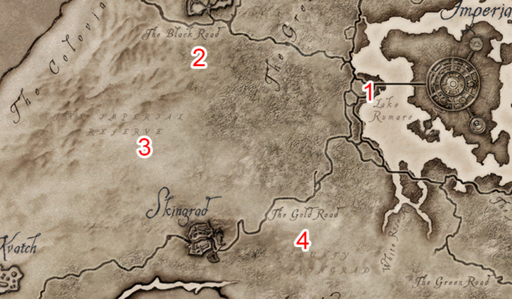 Shadowbanish Wine Fort Locations