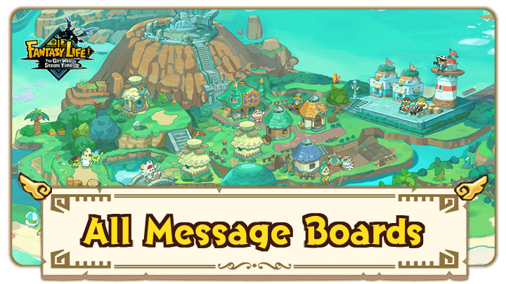 FANTASY LIFE i - Message Boards