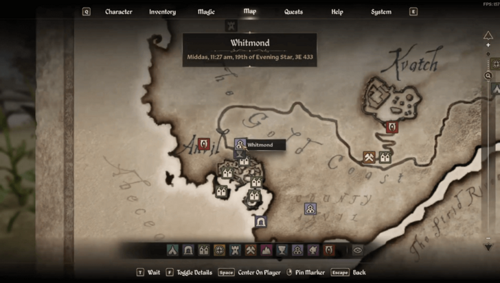 When the Vow Breaks Starting Location Map