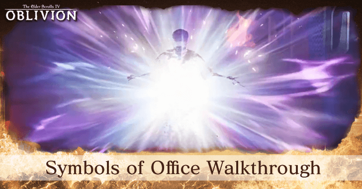 TES IV Oblivion Symbols of Office Walkthrough