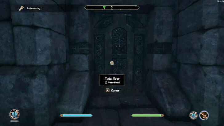 TES IV Oblivion Very Hard Metal Door