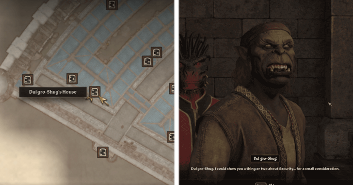 Dul gro-Shug Location