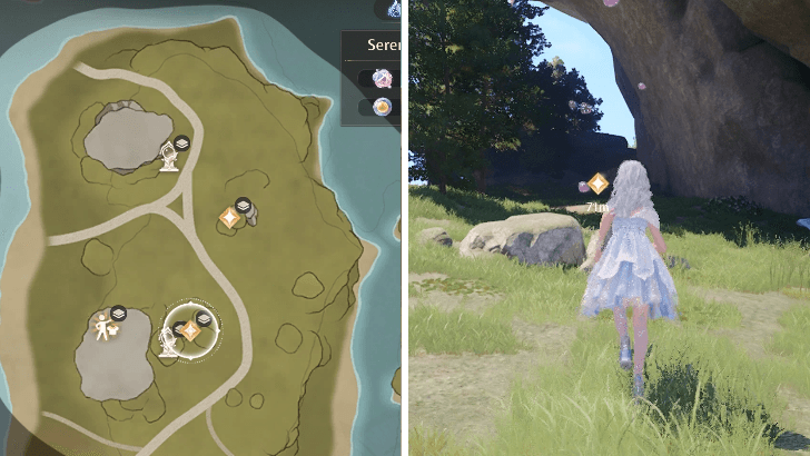 Infinity Nikki Purify the Buds in the Bubblebloom Field Quest Location