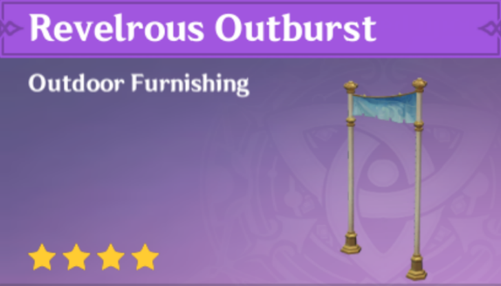 Genshin Impact - How to Get Revelrous Outburst Furnishing